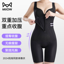 Catman Body Shaping Bodysuit Summer Thin Tummy Control Butt Lifting Pants Strong Belly Controlling Corset Womens Body Shaping