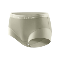 Catman Underwear Womens 2024 New Pure Cotton Womens Briefs Full Cotton Antibacterial Crotch Seamless Large Size Womens Shorts