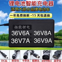 Electric car battery charger 36 volts 36V6A36V7A36V8A36V9A output 42V46 2V43 8V