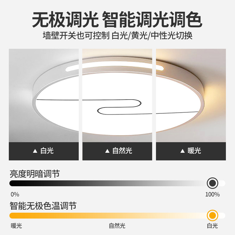Living Room Led Ceiling Light Fixture, Master Bedroom Modern Simple and Elegant 2026 New Model Zhongshan Chandelier for Home Use