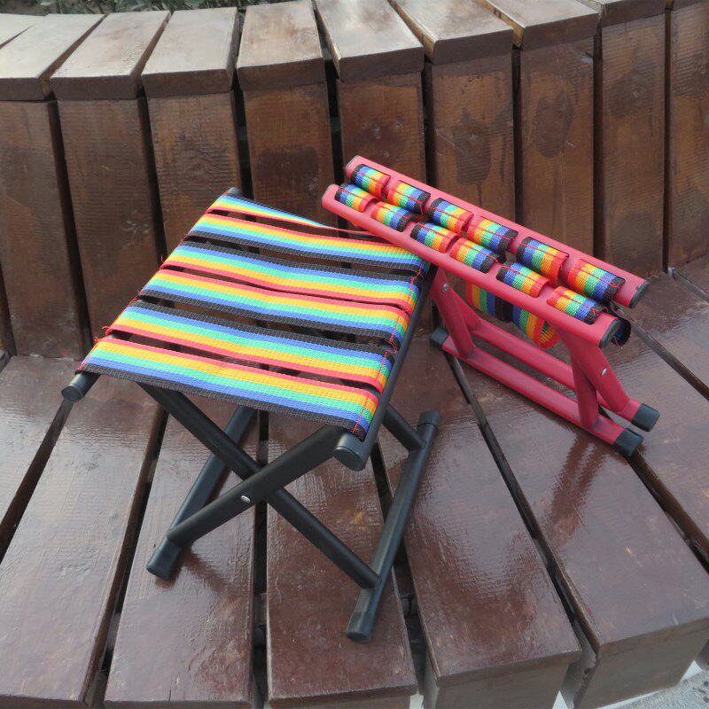 Folding stool Mazza Outdoor military fishing chair Small stool folding chair Portable home bench Mazza