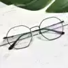 Retro irregular polygon glasses frame female net red Korean version of ultra-light myopia glasses male round face has a degree
