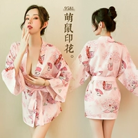 [Порошок сакура] Японская кимоно Мэн Мэн (кимоно+т+ремень)