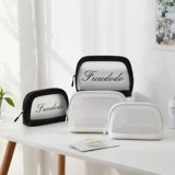 Водонепроницаемая косметичка, сумка через плечо для путешествий, портативная вместительная и большая сумка-органайзер