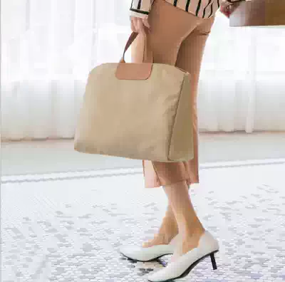 2020 new female portable commuter bag travel information A4 paper business briefcase crossbody file bag to work bag