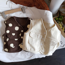 Hitchhiking is very FEEL ~ Spring new products Childrens baby Overalls for girls Spring clothes Little jacket 2021 Korean version