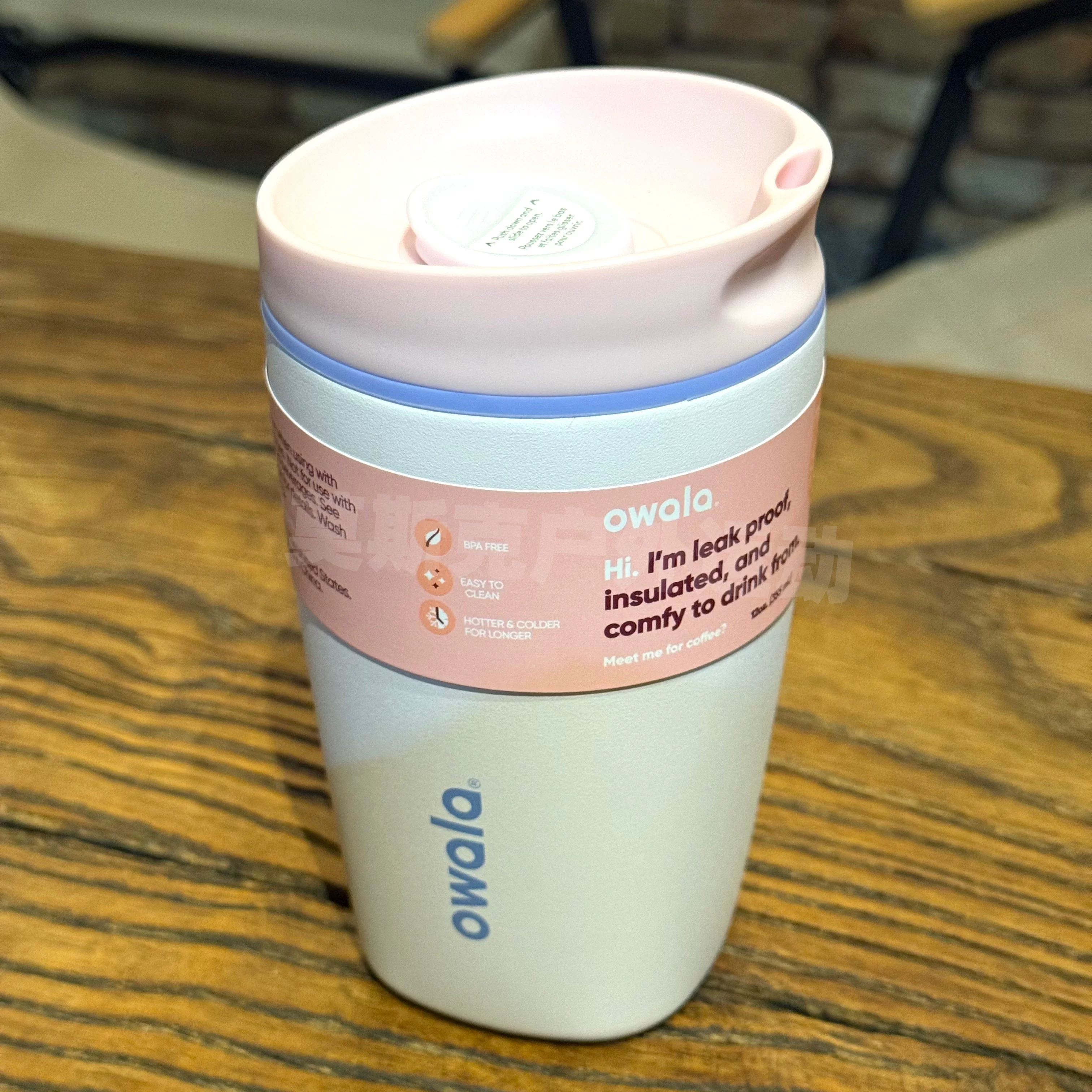 Кружка-термос Owala Smoothsip Slider 12OZ/20OZ, спортивная чашка для воды, кружка для автомобиля, кружка для кофе