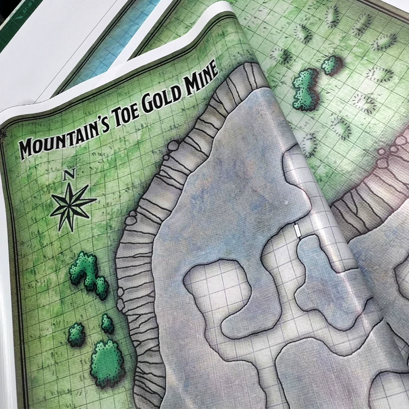Дневная станция DND 5E Глубоководный город Безумный маг M02 WaterDeep Подземелье Бегущая команда Шахматная доска