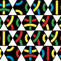  Board Game Station Tantrix Rainbow Chess Exploration Chess Solitaire Chess Experience Edition 56-piece strategy game customization