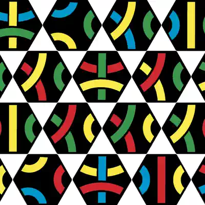 Board Game Station Tantrix Rainbow Chess Exploration Chess Solitaire Chess Experience Edition 56-piece strategy game customization