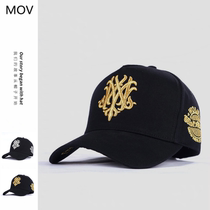 Han edition hat male pure cotton baseball cap with head surrounding ducktongue hat high-top truck hat appearing small shade cap