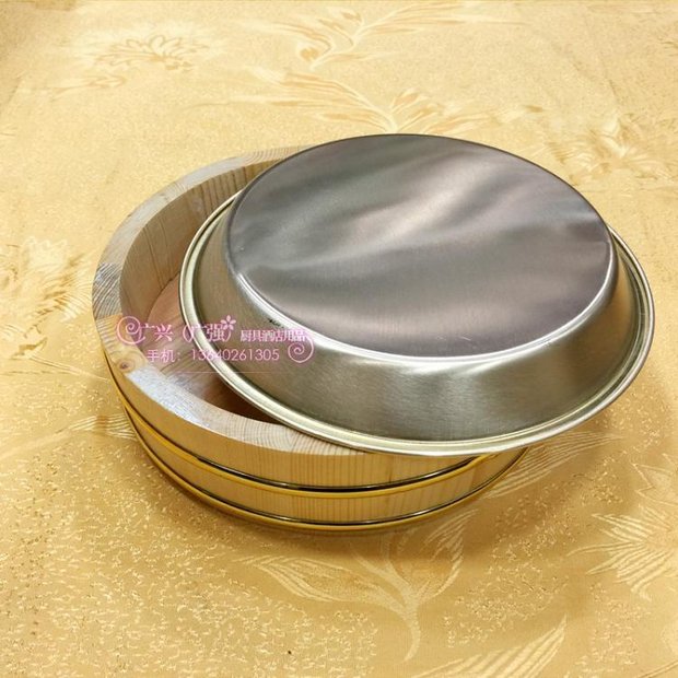 Ưu đãi đặc biệt Tấm gỗ Phnom Penh với tấm đồng Đồng Tấm gà đồng Đồng thau nồi thủ công Nhật Bản hộp sushi bằng gỗ Nhật Bản - Tấm khay go