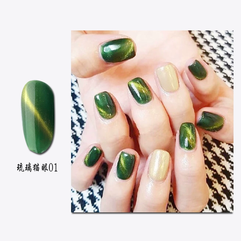 2019 màu mới kính mắt mèo keo dán nhựa gradient gel mắt mèo thiết lập cửa hàng móng tay chuyên dụng - Sơn móng tay / Móng tay và móng chân