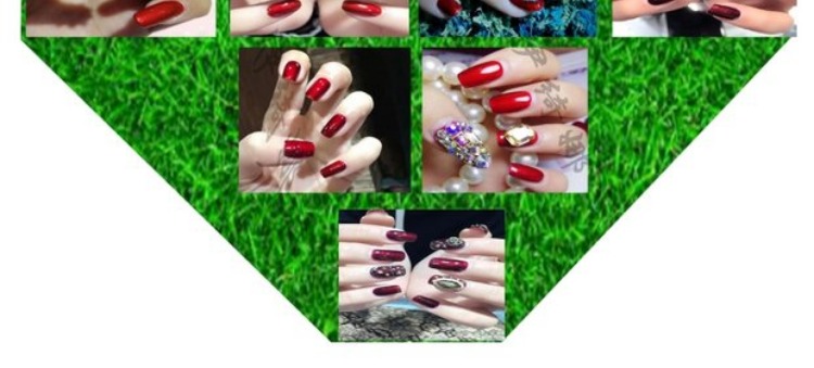 Nail Chính hãng Gương Đỏ Nail Ba Lan Keo Unscented Glass Titanium Crimson Metal Wine Red Barbie Nail Ba Lan - Sơn móng tay / Móng tay và móng chân màu móng tay tôn da