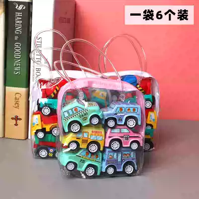 6 bags of toys boy baby back force small car car inertia engineering car gift box set Assembly to send students