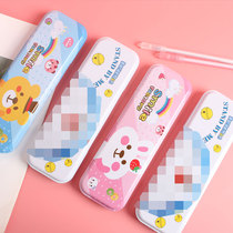 Pencil case Male elementary school girls pen box Iron box Kindergarten small gift stationery wholesale 61 Childrens Day prize