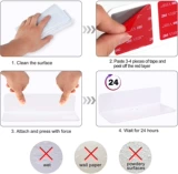 Стена с плавающей полкой -на полке на полке бесплатная стойка для хранения на стенах