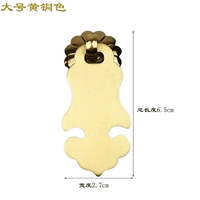 Одна простая большая большая латунная модель винта