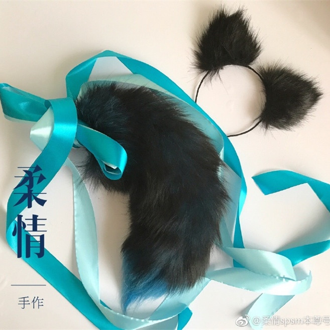 Blue Demonetisation Soft Hand Tail Anal Plug Small Fairy Fox Birthday Gift Sm Eroy Lingerie Accessories