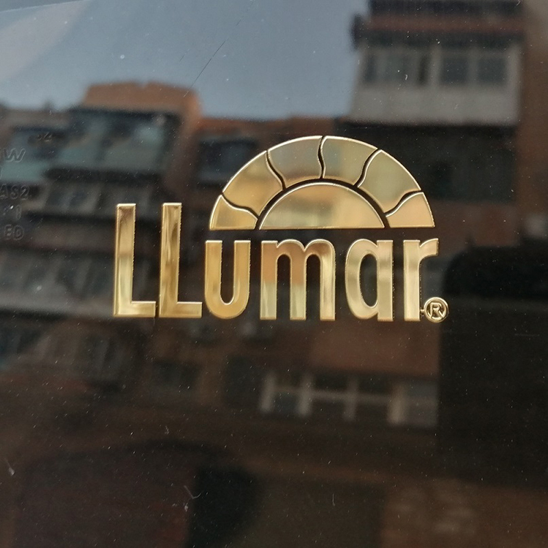 Dragon Film Logo Sticker Lllumar Metal Logo Car Window Decoration Sticker Car Glass Sticker Label Metal Car Sticker