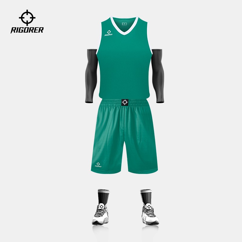 Approver V collar single-sided wearing basketball suit individuality custom DIY print character breathable sports match team suit jersey