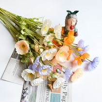 Yu Mei Simulated Flower Flower Bouquet Nail Cosmetics Decoration Accessories Photographic Background in Photo Props