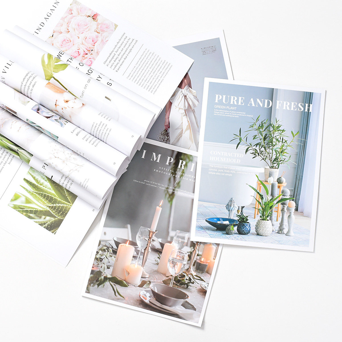 English magazine ins Net red photo props ornaments photography props costume photo background decoration