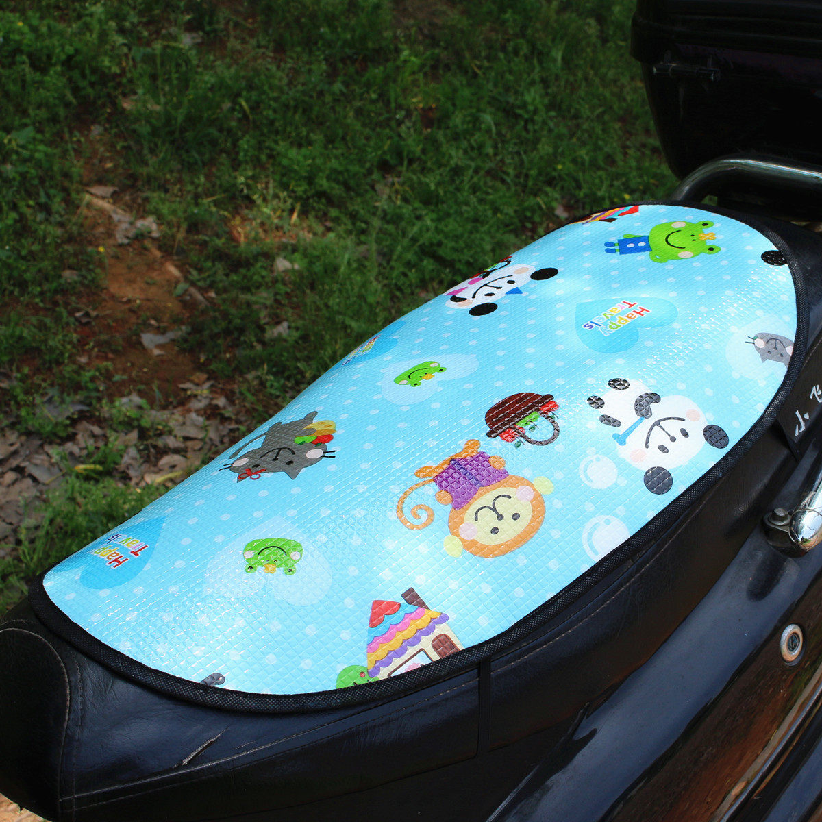 Electric car seat cushion summer sunscreen pad Motorcycle insulation pad Universal aluminum foil seat cover waterproof reflective sunshade pad