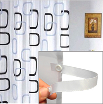 Send straps shower curtain curtain thickening bathroom partition curtain waterproof and mildew-proof cloth Bath Curtain aggravating lead line