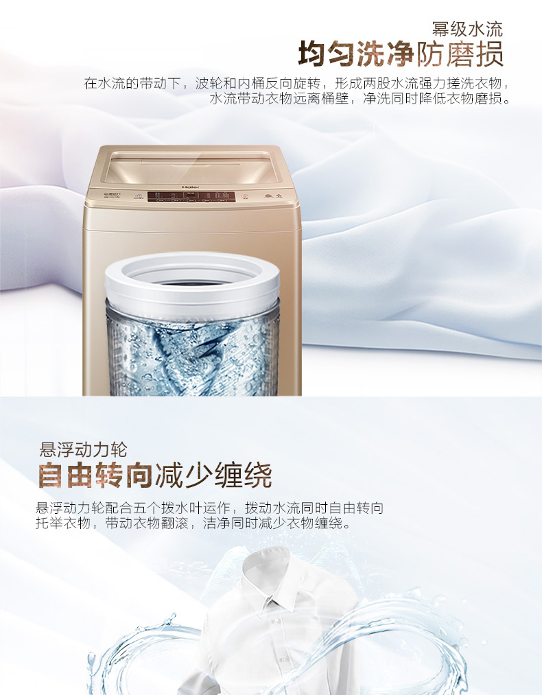 giá máy giặt lg Haier Haier EB100BF959U1 biến tần điện năng thông minh bánh xe máy giặt tự động 10 kg - May giặt máy giặt lg 8kg