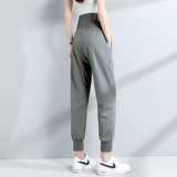 Быстросохнущие спортивные штаны, дорожный утягивающий пояс на талию для тренировок для спортзала для отдыха, свободный крой, для бега