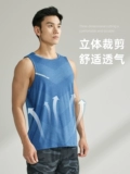 Мужская баскетбольная майка для тренировок для спортзала, быстросохнущий шелковый комплект без рукавов, впитывает пот и запах, для бега