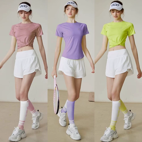 Теннисный спортивный костюм, форма, снаряжение, быстросохнущая одежда для йоги для спортзала, для бега, изысканный стиль