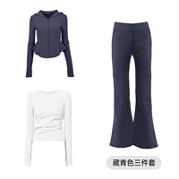 Комплект, белый лонгслив, 3 предмета