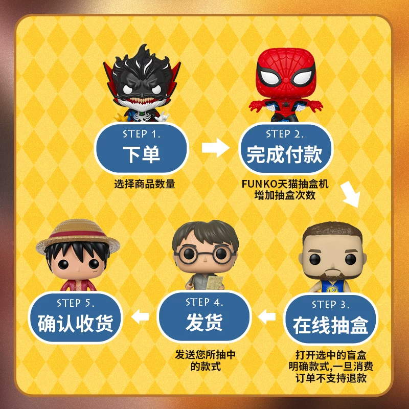 [FUNKO [Harry Potter слепая коробка] число рисунка Гарри Поттер применимо к продукции стоимостью 50 юаней не поддерживает возврат и обмен]
