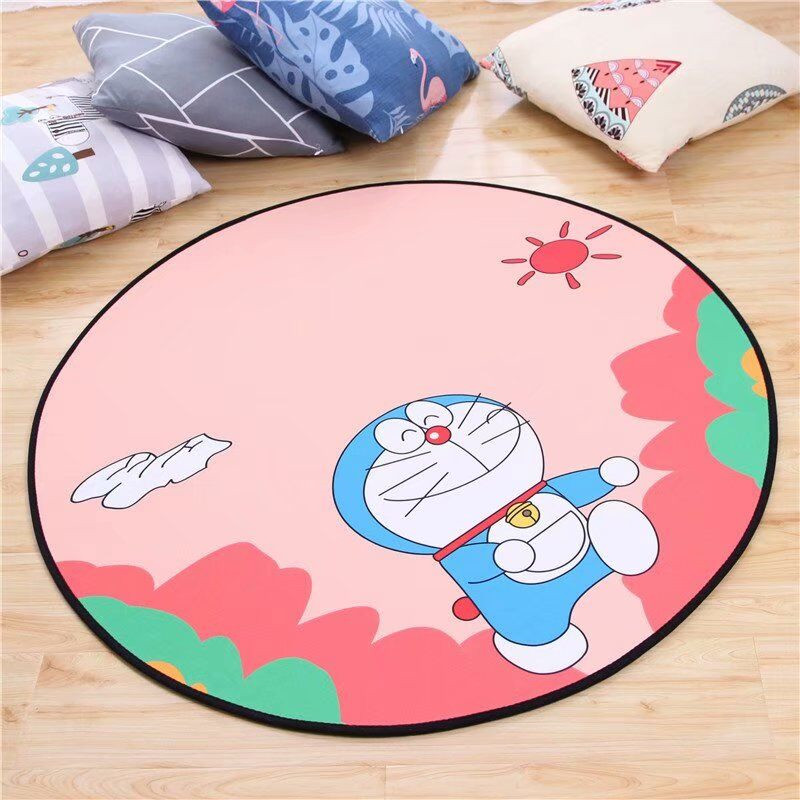 Phòng trẻ em mẫu giáo hoạt hình anime giỏ tròn xoay ghế máy tính ghế thảm bé lều bò mat - Thảm thảm lót sàn