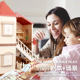 Sam Girl's Play House Princess House Simulation Villa Set Children's King DIY Assembly Toy Children's Picture Book