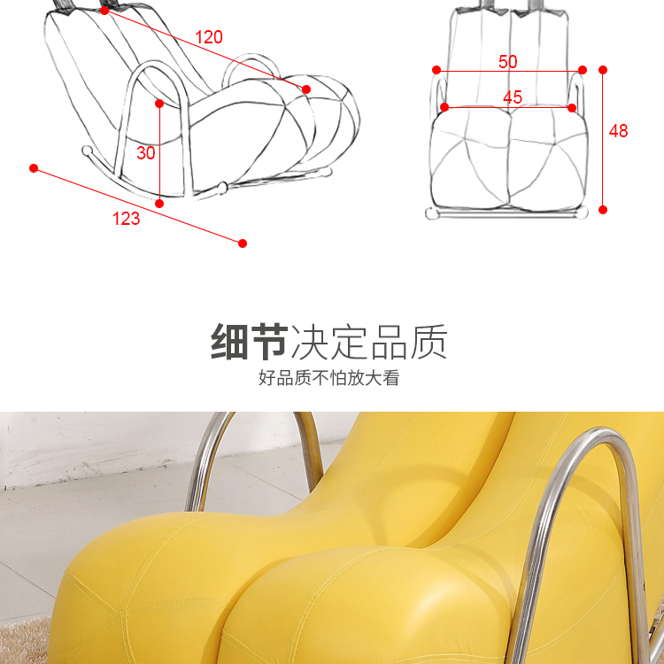 Ghế tựa beanbag ban công phòng ngủ đơn sofa nhỏ hiện đại nhỏ gọn sáng tạo dễ thương nhỏ nap Xiao ghế xích đu - Ghế sô pha mẫu ghế sofa kết hợp giường ngủ