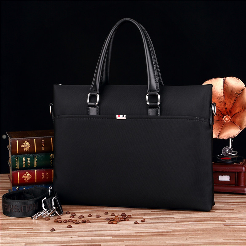 Wolf Shield tote bag men's business casual bag Oxford cloth briefcase men's canvas shoulder men's bag computer bag new
