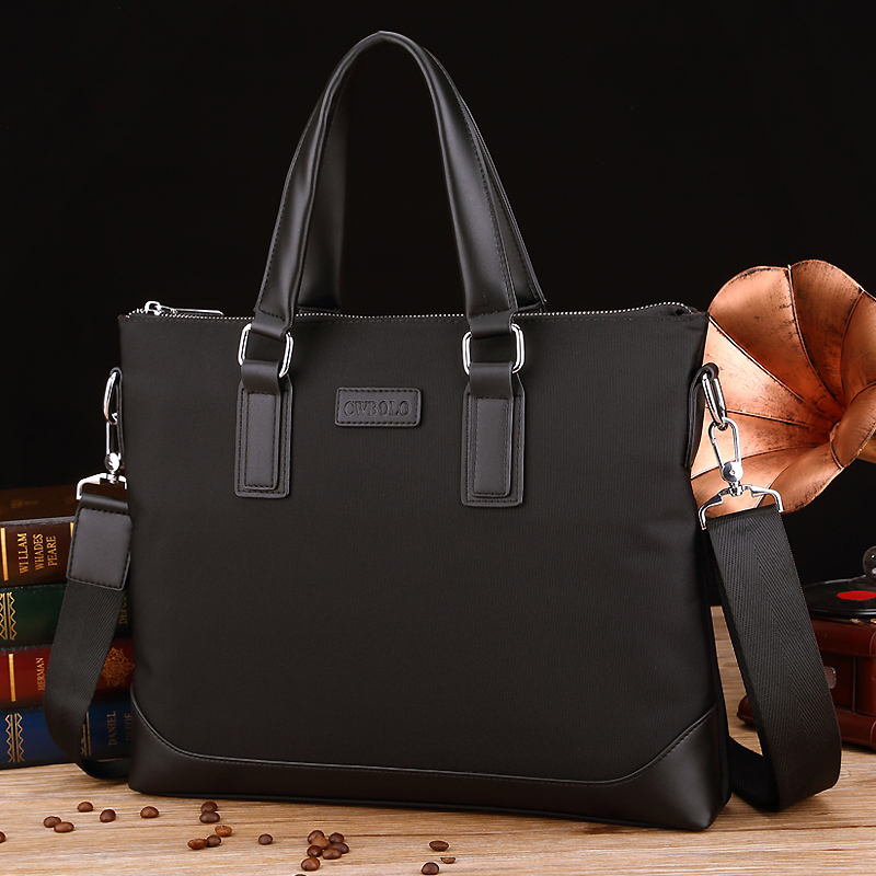 Rav Laurenma ball men's bag multifunction men's hand carry bag Han edition oxford cloth casual single shoulder oblique satchel buns bag men