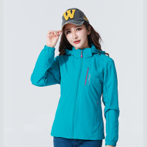 Outdoor assault clothes female Tide brand spring and autumn thin single-layer windproof coat lovers waterproof and breathable mountaineering clothing Tibet