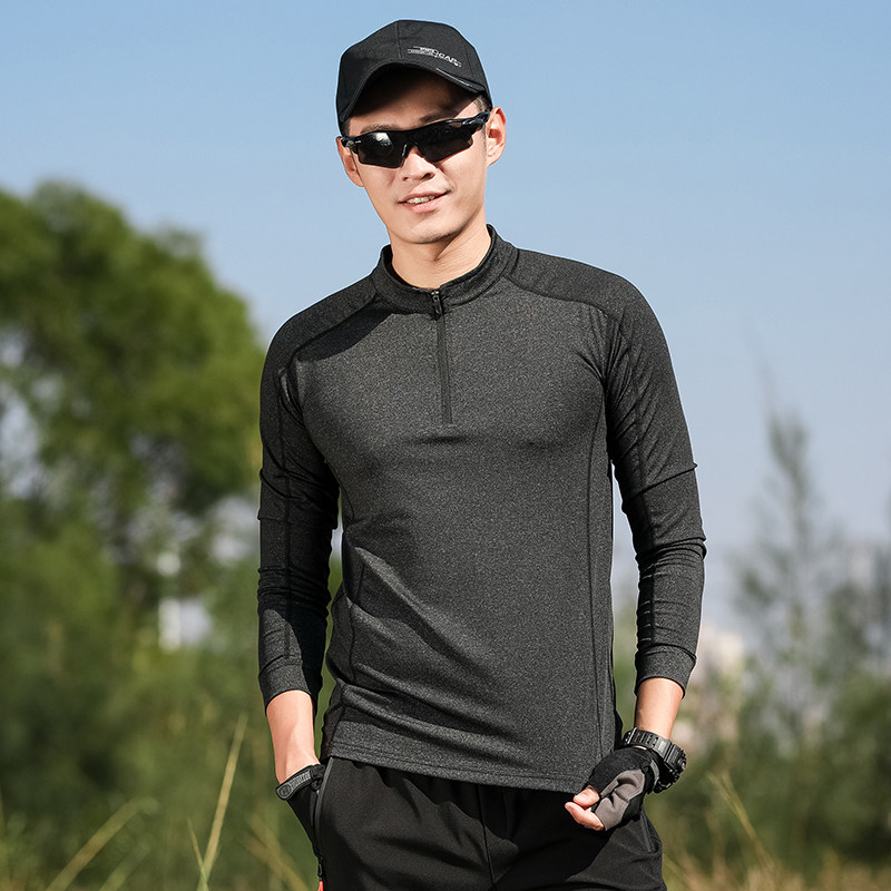 Outdoor Sports Speed Dry Clothes Men And Women Long Sleeves T-shirt Spring Autumn Slim Fit for Breathable Running Hiking Summer Fast Dry Clothes