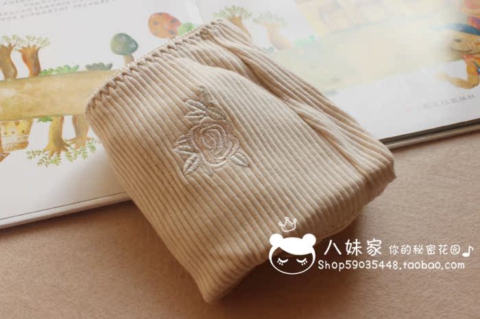 Cotton nguyên chất 100% cotton thêu eo cao của phụ nữ tam giác có kích thước lớn quan sip