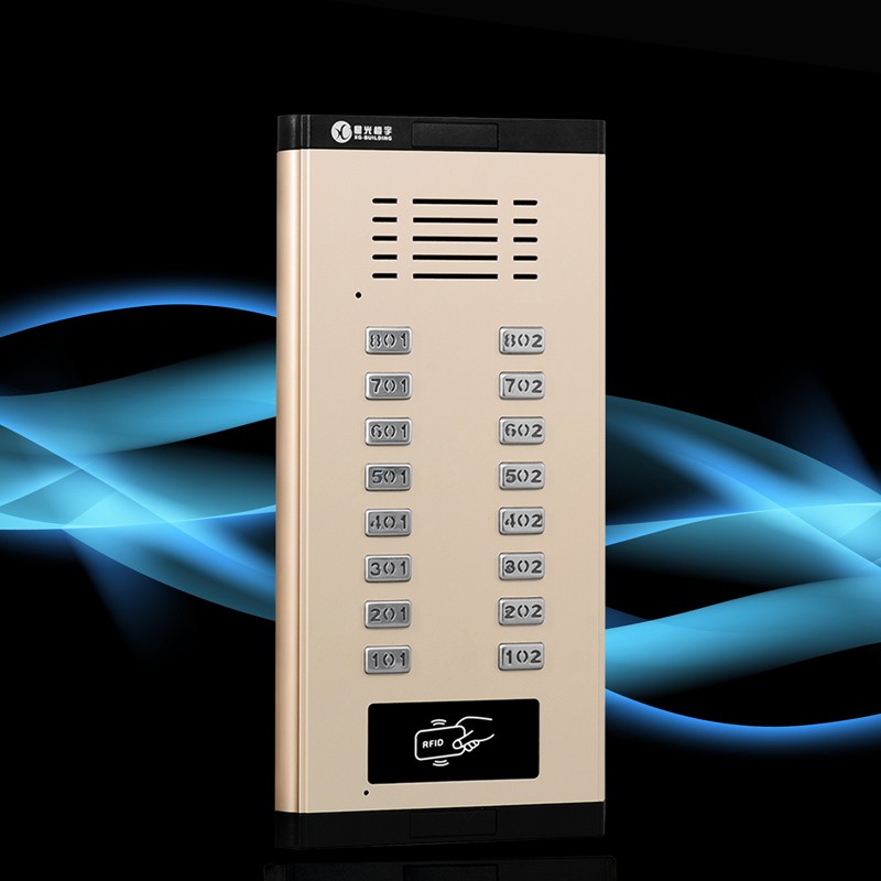 Starlight non-visual building intercom system doorbell access control voice door machine N 1 digital building door equipment