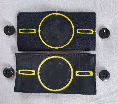 1 pc standard badge black ghost glow topstoney armband