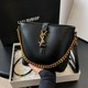 Retro fashion handbag for women 2023 new autumn and winter high-end casual bucket bag niche design crossbody bag