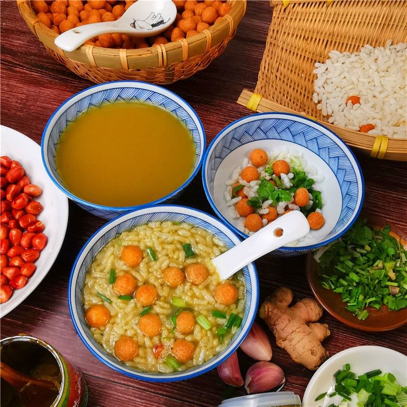 Guangxi Guilin Gongcheng Oil Tea 245 gr Oil Tea Ingredients Family Bulk Bagging convenient for thick ginger original flavor