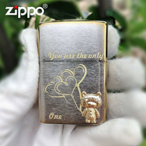 Lighter Zippo genuine balloon bear windproof kerosene to send boyfriend gift creative custom treasure