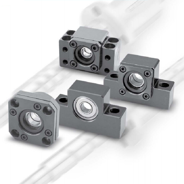 Square ball screw support BK BF FK FF EK EF101215 bearing holder lock nut