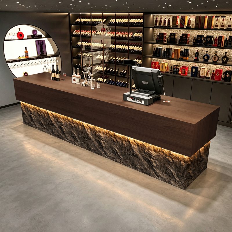 Industrial Style Bar Counter, Milk Tea Shop, Coffee Shop Reception Desk, Lounge Bar Front Desk, Restaurant, Barbecue Shop Cash Register Desk Industrial Style Bar Counter, Milk Tea Shop, Coffee Shop Reception Desk, Lounge Bar Front Desk, Restaurant, Barbecue Shop Cash Register Desk